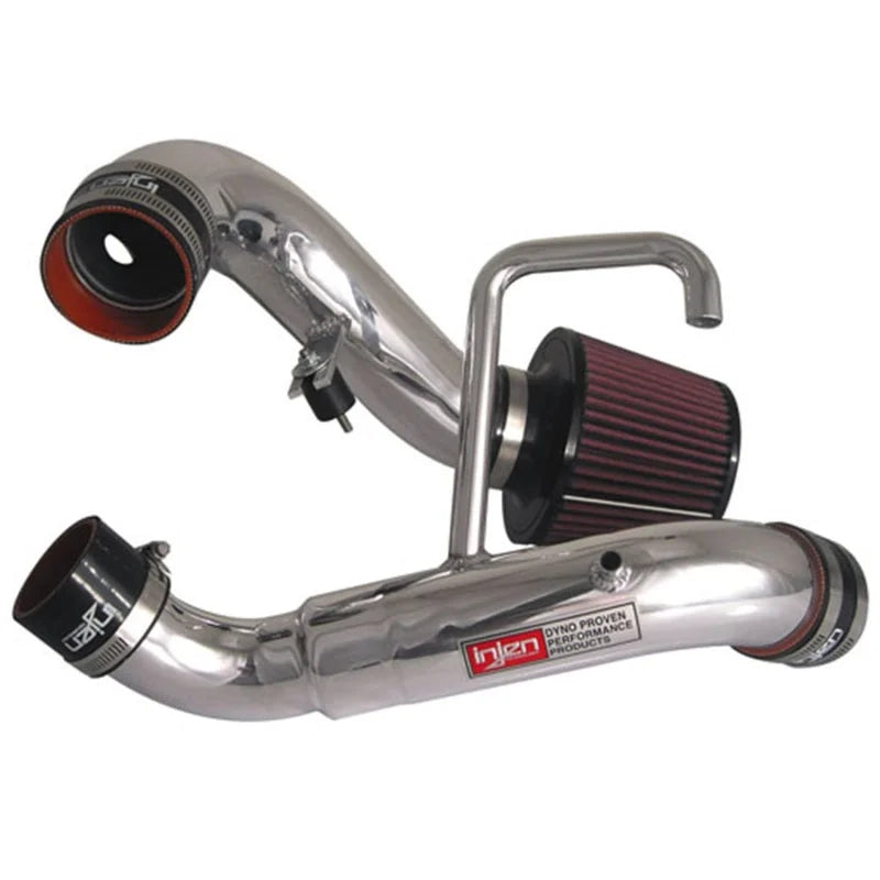 Injen 03-03.5 Mazdaspeed Protege Turbo Polished Cold Air Intake - Side View