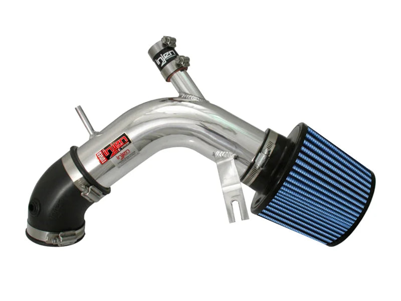 Injen 03-04 Accord 4 Cyl. LEV Motor Only Polished Short Ram Intake - Side View