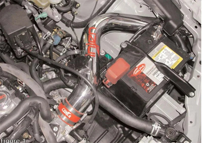 Injen 03-04 Toyota Corolla 1.8L 4cyl Black Cold Air Intake - Installation View