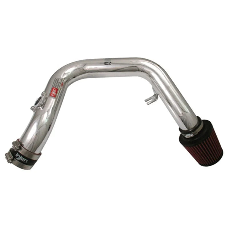 Injen 03-04 Toyota Corolla 1.8L 4cyl Polished Dyno-Tuned Cold Air Intake - Side View