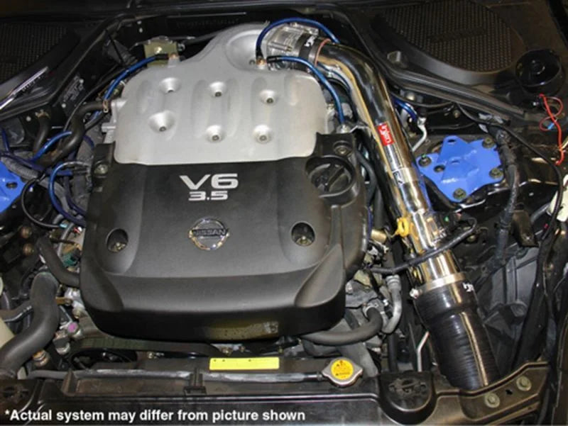 Injen 03-06 350Z 3.5L V6 Black Cold Air Intake - Side View