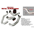 Load image into Gallery viewer, Injen 03-06 Evo 8/9/MR Cast Aluminum Intake System w/ Full Intercooler Piping Black Short Ram Intake - Main Product View