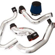 Load image into Gallery viewer, Injen 03-06 Evo 8/9/MR Cast Aluminum Intake System w/ Full Intercooler Piping Polished Short Ram Int - Main Product View
