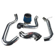 Load image into Gallery viewer, Injen 03-06 Evo 8/9/MR Cast Aluminum Intake System w/ Full Intercooler Piping Polished Short Ram Int - Side View