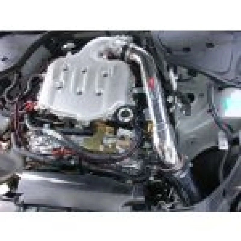 Injen 03-06 G35 AT/MT Coupe Polished Cold Air Intake - Back View