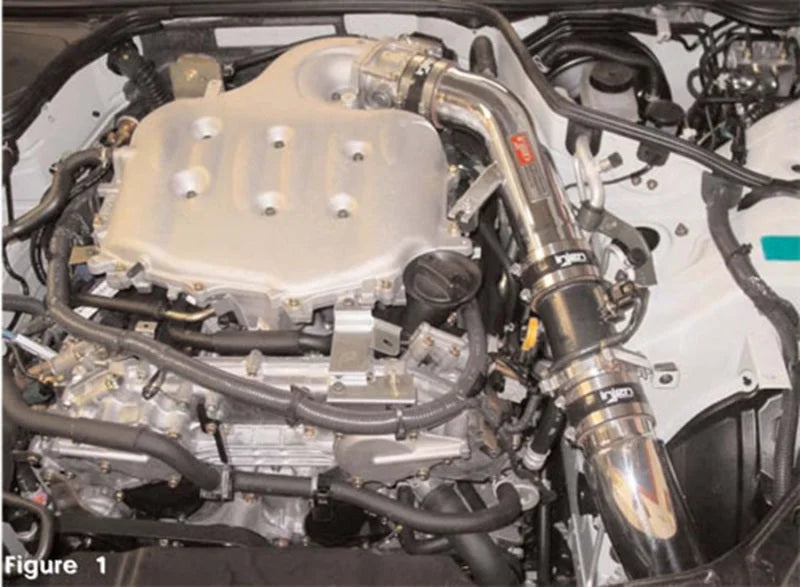 Injen 03-06 G35 AT/MT Sedan Polished Cold Air Intake - Detail View