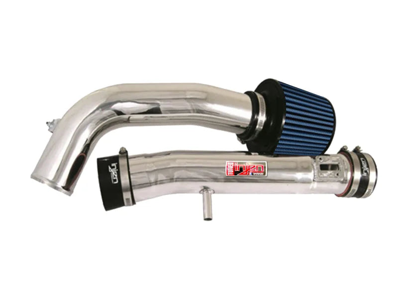 Injen 03-08 Murano 3.5L V6 only Polished Power-Flow Air Intake System - Side View