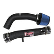 Load image into Gallery viewer, Injen 03-08 Murano 3.5L V6 only Wrinkle Black Power-Flow Air Intake System - Side View