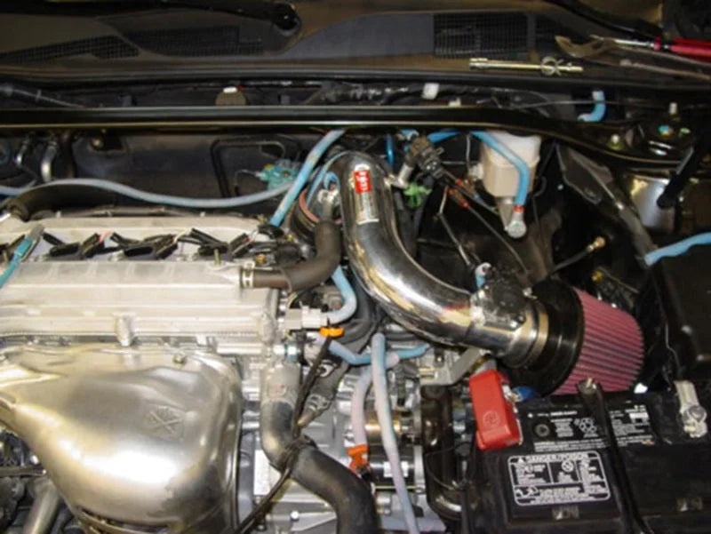 Injen 04-05 Camry Solara 4 Cylinder Polished Short Ram Intake - Detail View