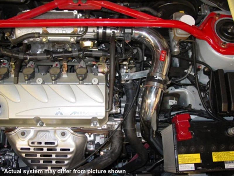 Injen 04-05 Lancer Ralliart Manual Black Cold Air Intake (Special Order) - Detail View
