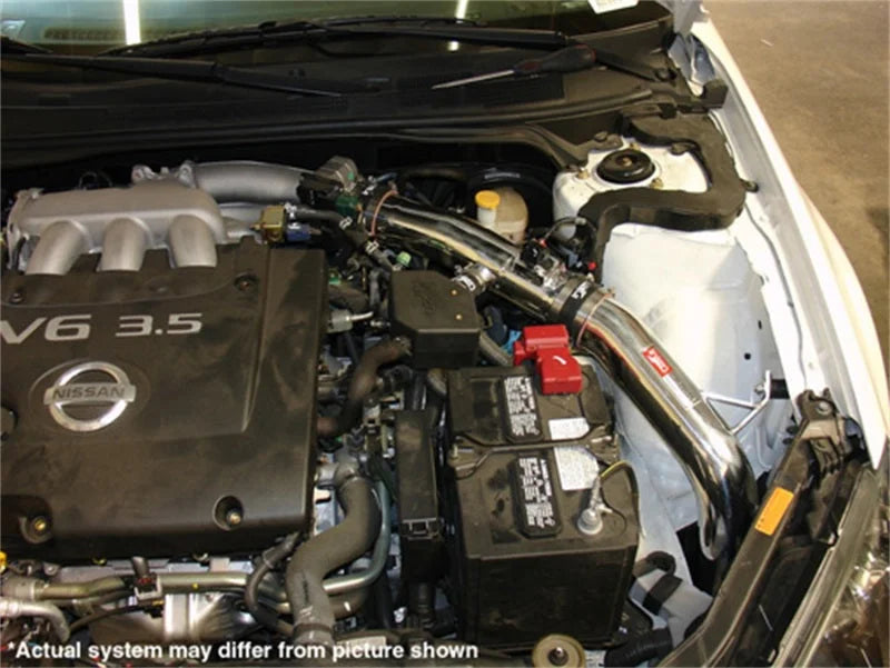 Injen 04-06 Altima 3.5L V6 Polished Cold Air Intake - Back View