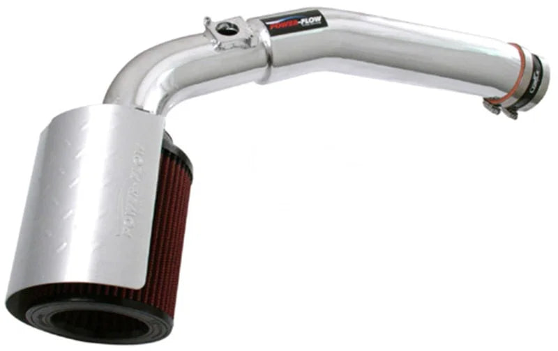 Injen 04-06 Colorado / Canyon 3.5L 5 Cyl. (incl. Diamond plate heat shield) Polished Power-Flow Air - Side View