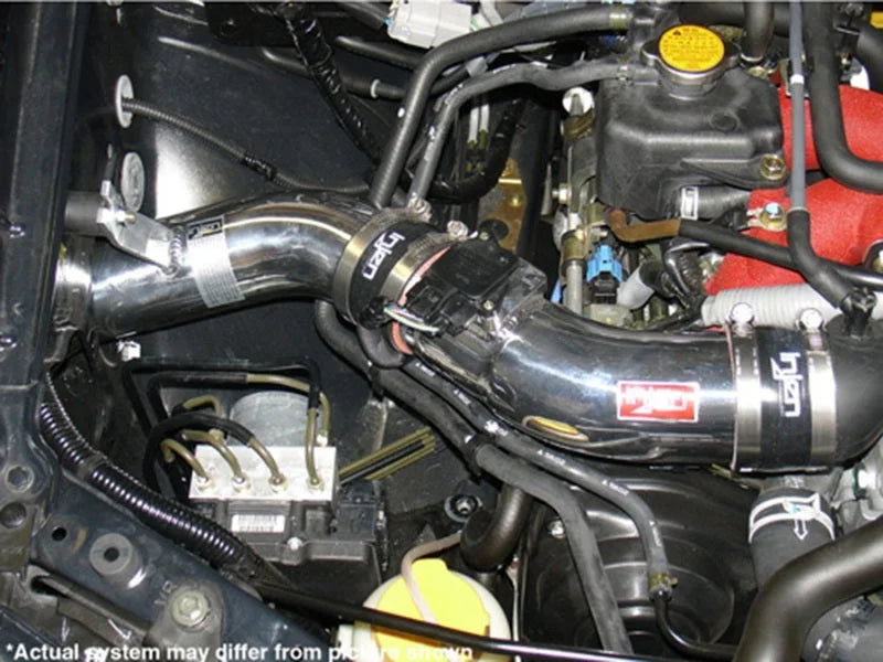 Injen 04-07 STi / 06-07 WRX 2.5L Black Cold Air Intake - Back View