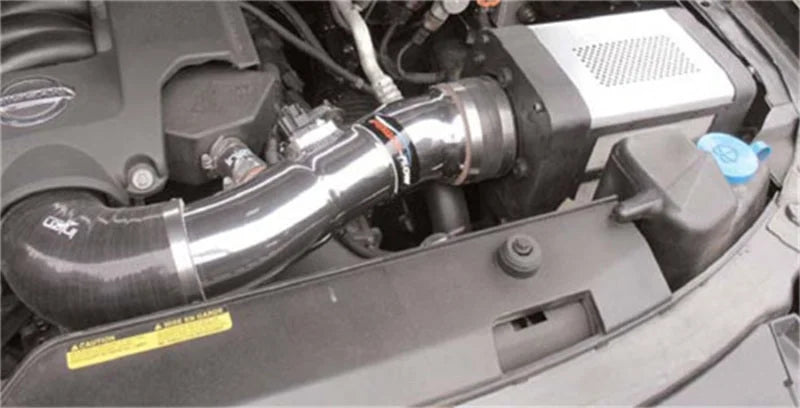 Injen 04-10 QX56 / 04-12 Amada/Titan V8 5.6L w/Power Box Wrinkle Black Power-Flow Air Intake System - Additional View 5