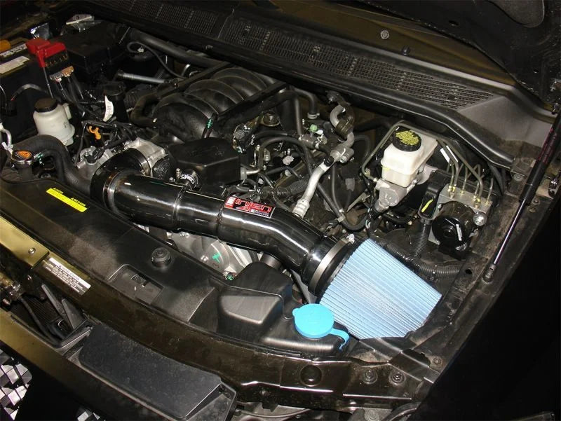 Injen 04-12 Nissan Titan 5.7L V8 Polished Short Ram Intake System w/ MR Tech - Side View
