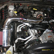 Load image into Gallery viewer, Injen 05-06 Dakota / 06-07 Raider 4.7L V8 Power-Flow (incl. Diamond plate heat shield) Wrinkle Black - Installation View