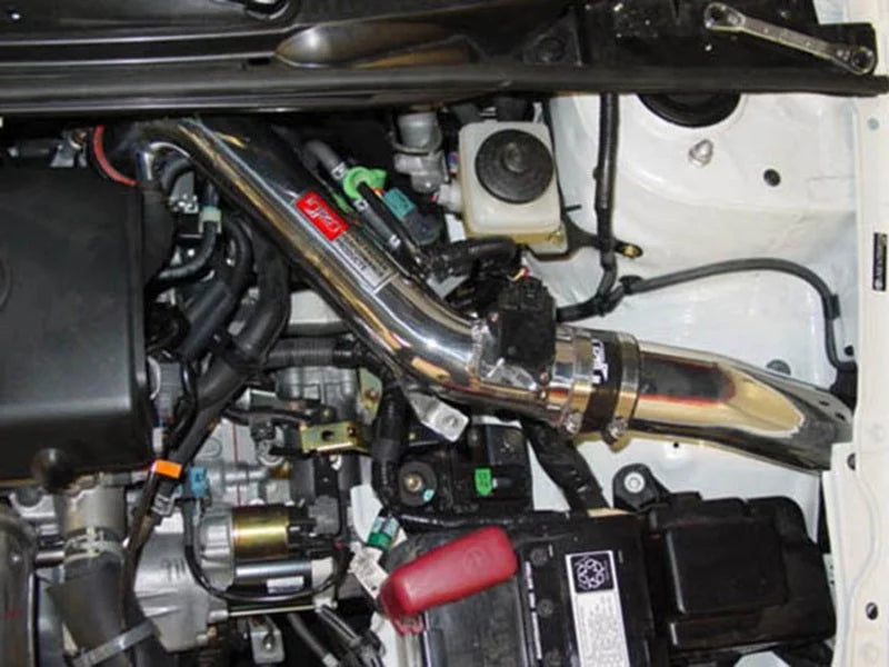 Injen 05-06 Scion Tc Polished Cold Air Intake - Back View