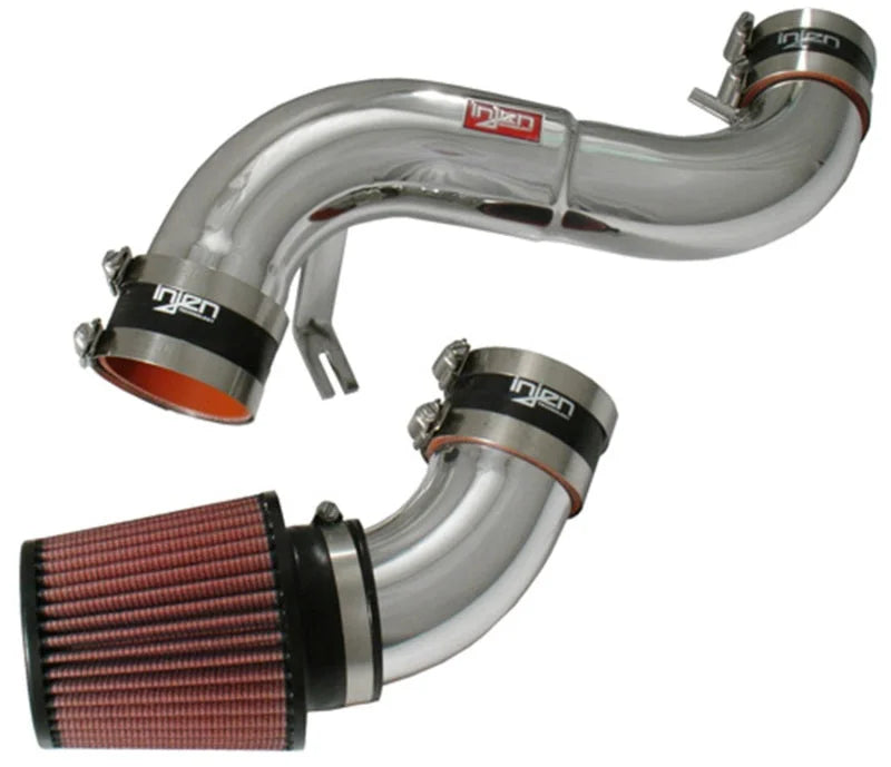 Injen 05-06 Tiburon 2.7L V6 Polished Short Ram Intake - Side View