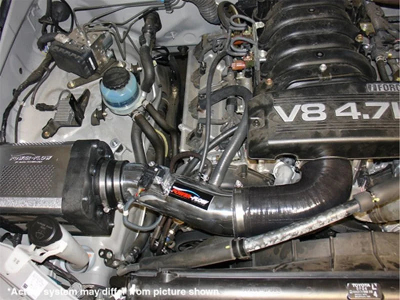 Injen 05-06 Tundra / Sequoia 4.7L V8 w/ Power Box Polished Power-Flow Air Intake System - Installation View