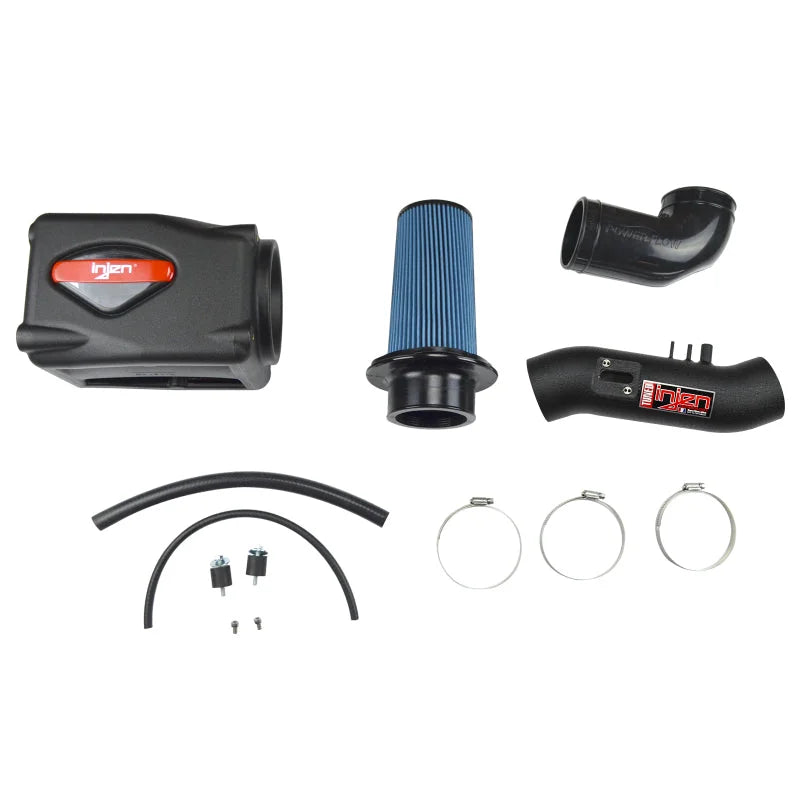 Injen 05-06 Tundra / Sequoia 4.7L V8 w/ Power Box Wrinkle Black Power-Flow Air Intake System - Additional View 5