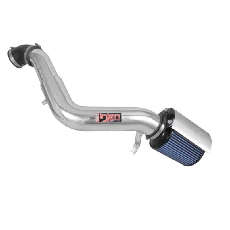 Injen 05-10 Grand Cherokee WK Wrinkle Bk Power-Flow Intake w/ MR Tech & Web Nano Fiber Dry Filter - Side View