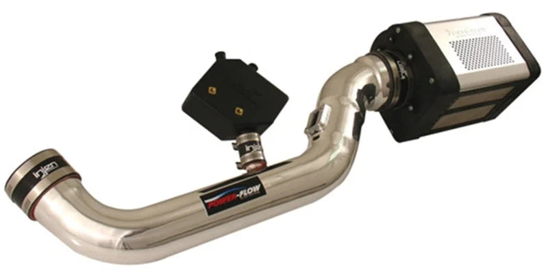 Injen 05-19 Nissan Frontier 4.0L V6 w/ Power Box Polished Power-Flow Air Intake System - Side View