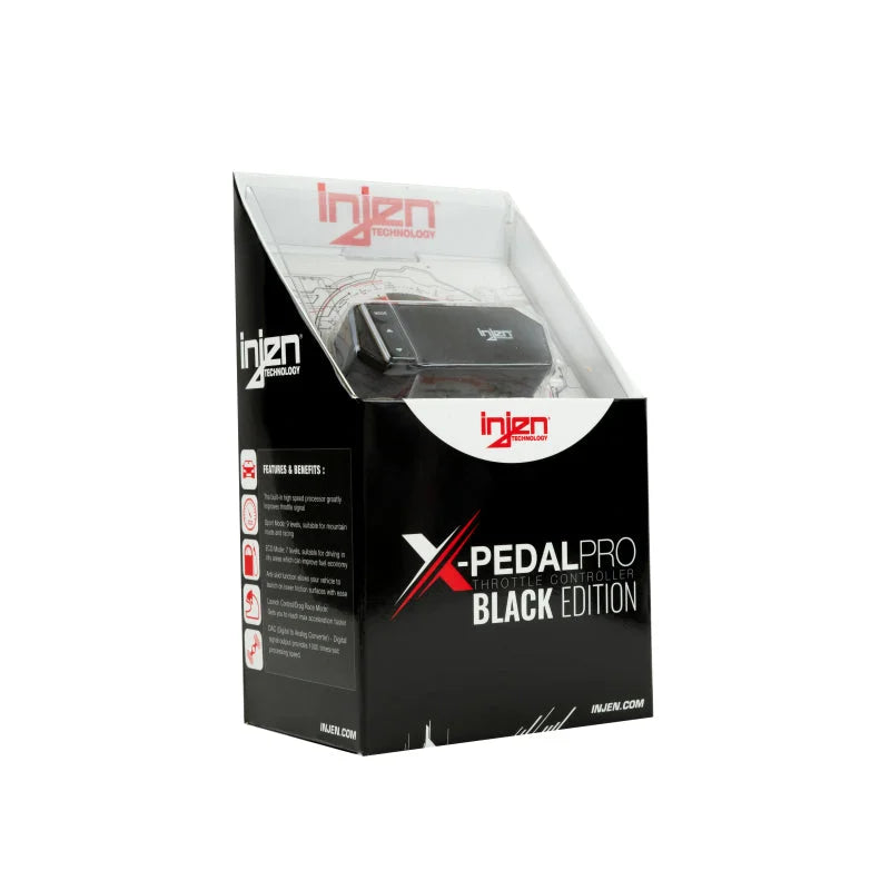 Injen 05-20 Toyota Tacoma 2.7L/3.5L/4.0L X-Pedal Pro Black Edition Throttle Controller - Main Product View