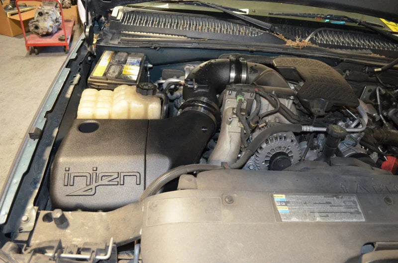 Injen 05.5-07 GMC Duramax LBZ/LLY 6.6L Evolution Intake - Side View