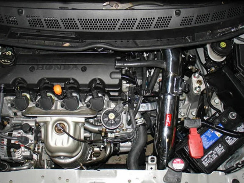 Injen 06-09 Civic Ex 1.8L 4 Cyl. (Manual) Black Cold Air Intake - Detail View