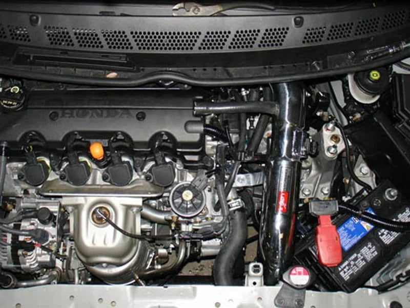 Injen 06-09 Civic Ex 1.8L 4 Cyl. (Manual) Polished Cold Air Intake - Back View