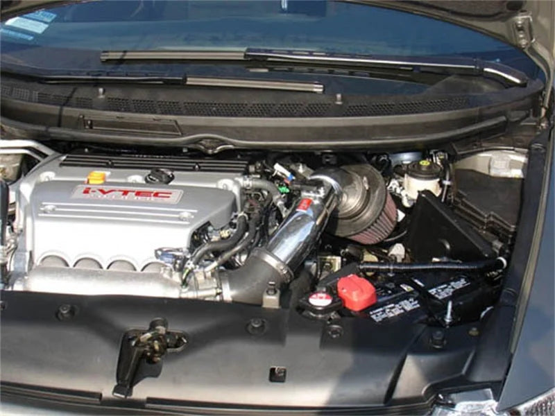 Injen 06-09 Civic Si 2.0L 4Cyl. Coupe & Sedan Polished Short Ram Intake - Back View