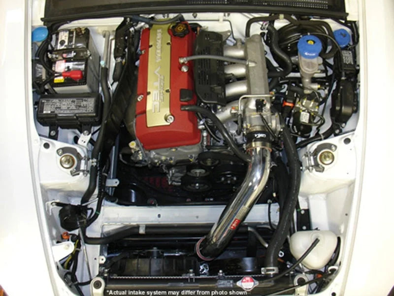 Injen 06-09 S2000 2.2L 4Cyl. Black Cold Air Intake - Side View