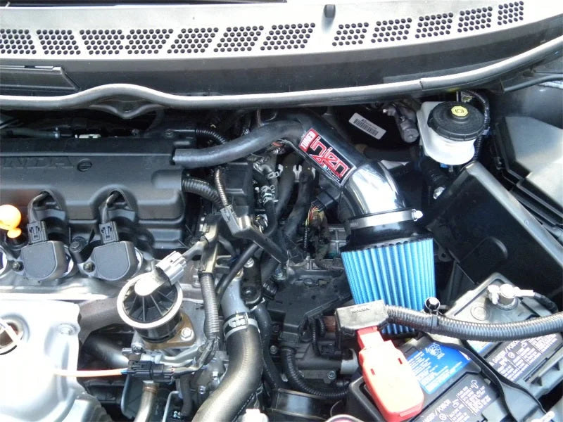 Injen 06-11 Honda Civic Ex 1.8L 4cyl Polished Tuned Air Intake w/ MR Tech/Nano-Fiber Dry Filter - Detail View