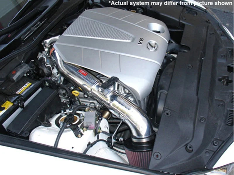 Injen 06-20 Lexus IS350 3.5L V6 Black Short Ram Intake - Back View