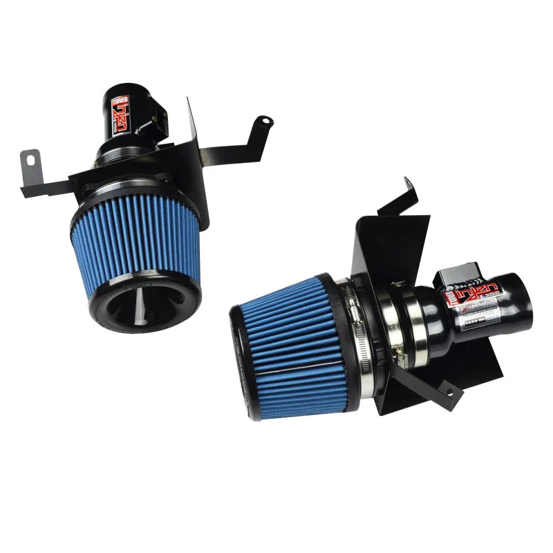 Injen 07-08 350Z 3.5L V6  Air Fusion and Air Horns Black Short Ram Intake - Installation View
