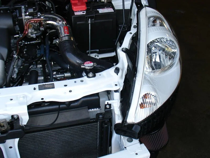 Injen 07-08 Fit 1.5L 4 Cyl. Polished Cold Air Intake - Side View