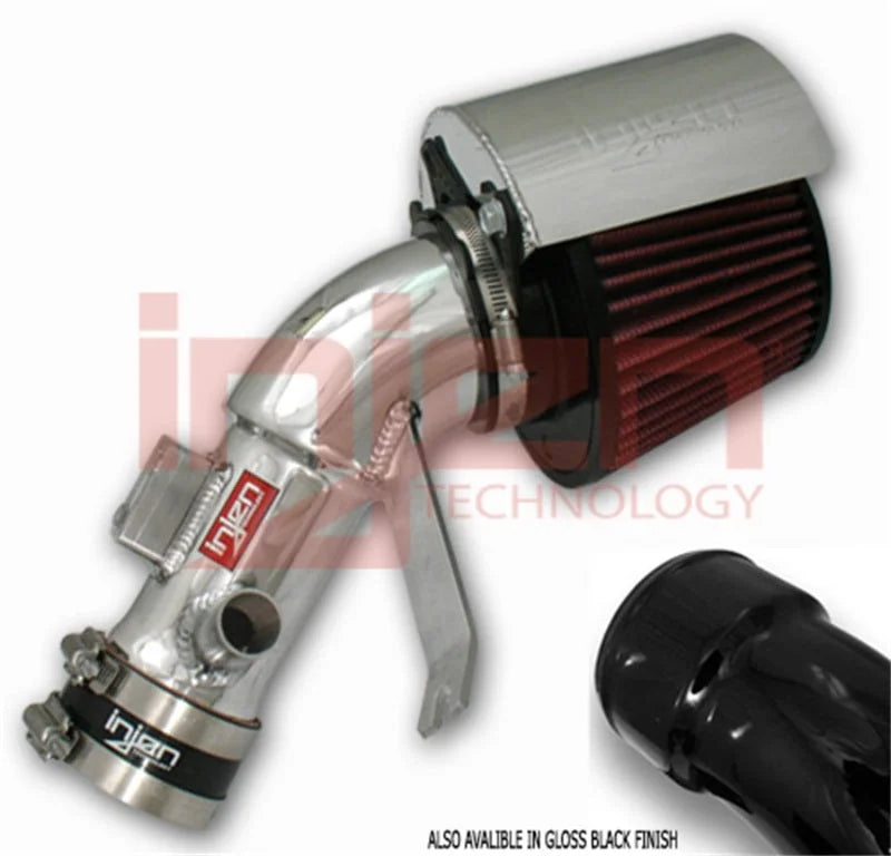 Injen 07-09 Altima 3.5L V6 Coupe & Sedan w/ Heat Shield Polished Short Ram Intake - Side View