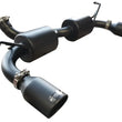 Load image into Gallery viewer, Injen 07-17 Jeep Wrangler JK 3.6L/3.8L 63mm Stealth Black Axle-back Exhaust w/ 4in Black Tips - Side View
