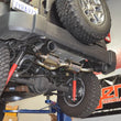 Load image into Gallery viewer, Injen 07-17 Jeep Wrangler JK 3.6L/3.8L 63mm Stealth Black Axle-back Exhaust w/ 4in Black Tips - Back View