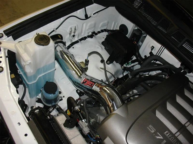 Injen 07-20  Toyota Tundra 5.7L V8 Wrinkle Black Cold Air Intake - Detail View