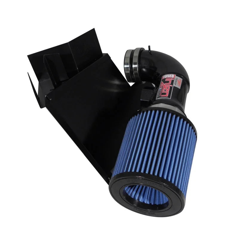 Injen 08-09 128i E82 / 07-09 328i E92 / 2006 330i E92 3.0L 6 Cyl. (Includes Heat Shield) Black Short - Installation View