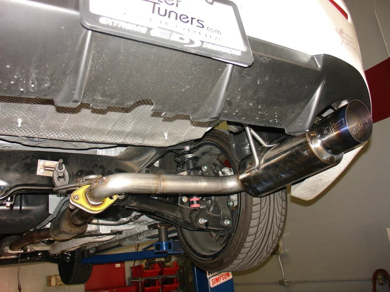 Injen 08-11 Lancer 4cyl  2.0L & 2.4L (All trim levels) 60mm Axle-Back Exhaust - Back View