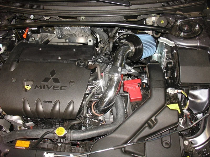 Injen 08-13 Lancer/Outlander Sport 2.0L 4 Cyl. Polished Short Ram Intake w/ MR Tech/Air Fusion - Detail View
