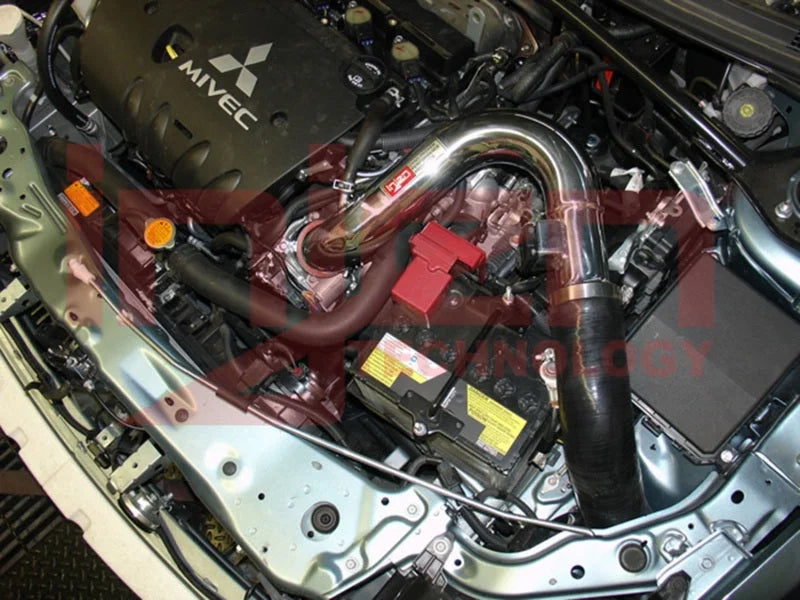 Injen 08-14 Mitsubishi Lancer 2.0L Non Turbo 4 Cyl. Black Cold Air Intake - Back View