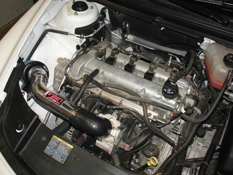 Injen 09-10 Chevrolet Malibu 2.4L No Air Pump / 08-09 Pontiac G6 L4 2.4L No Air Pump Black Air Intak - Side View
