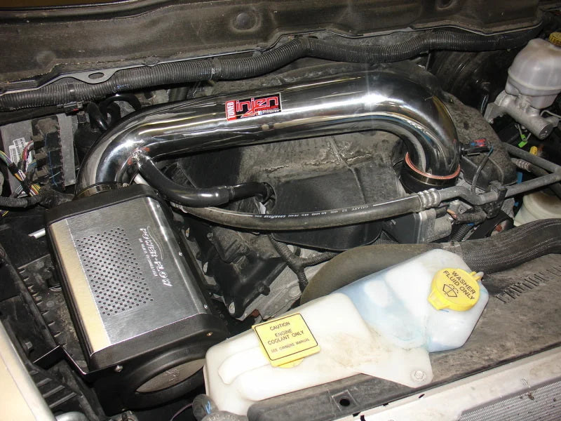 Injen 09-10 Dodge Ram Truck 5.7L-V8 HEMI Power Flow w/ Box Polished Power-Flow Air Intake System - Detail View