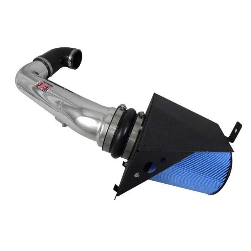Injen 09-10 Ford F-150 V8 5.4L Polished Power-Flow Air Intake System - Side View