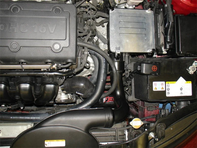 Injen 09-10 Kia Forte 2.0L-4cyl 5speed Polished Cold Air Intake - Side View
