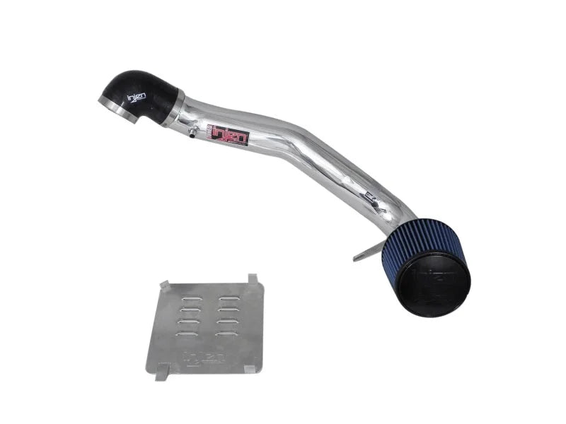 Injen 09-10 Kia Forte 2.4L 4cyl Manual Only Polished Cold Air Intake w/ Cover Plate - Side View
