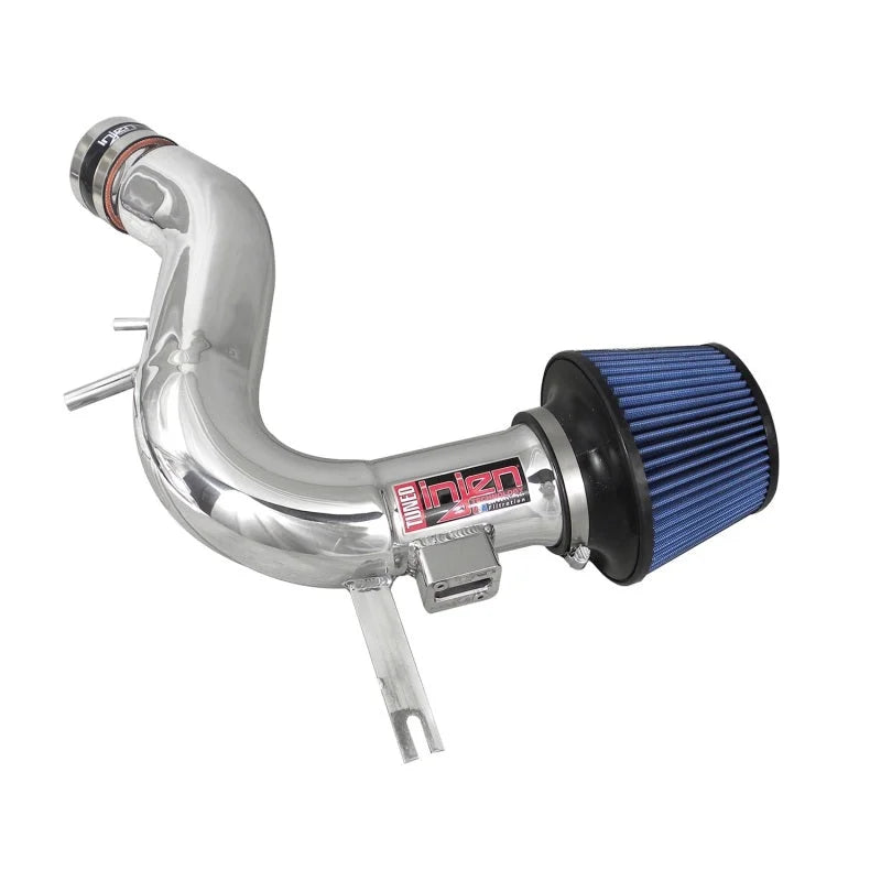 Injen 09-11 Ford Flex 3.5L V6 Power-Flow w/ Power Box Wrinkle Black Air Intake System - Side View